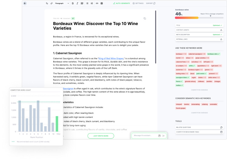 NLP and Missing Keyword Metrics